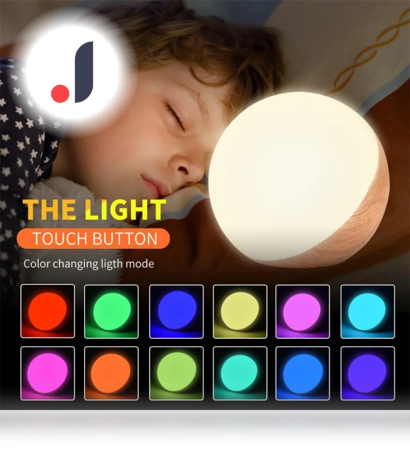 Rechargeable Touch Night Light with Remote Control — Night Lights, Binchi Lighting Appliances