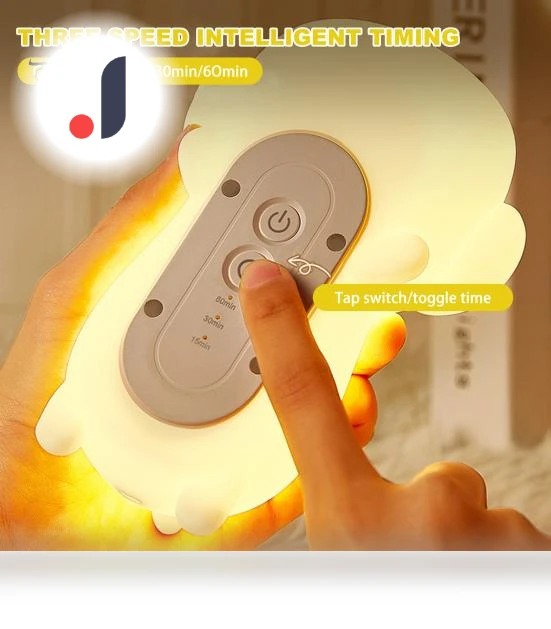 Silicone Night Light with Auto-Off Timer — Night Lights, Home Kits