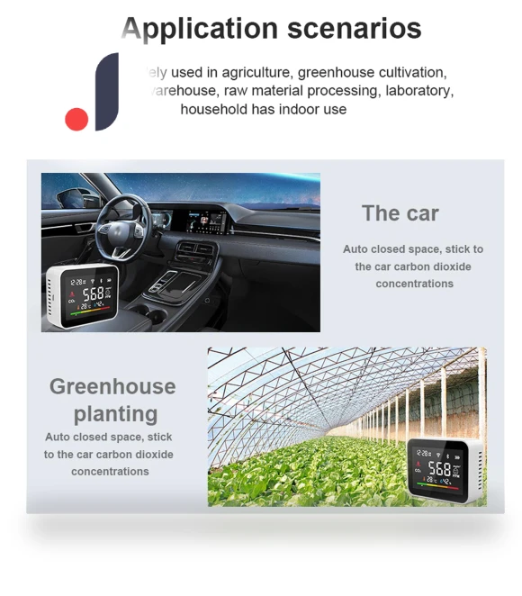 Smart CO2 Detector — Air Quality Monitors, TOMTOP JMS