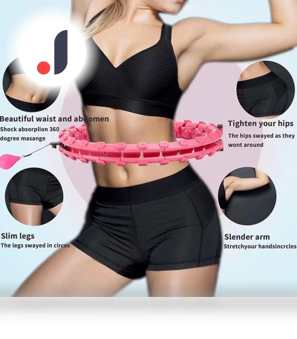 Smart Detachable Massage Hula Hoop — Kids Fitness, XiaoyuDD