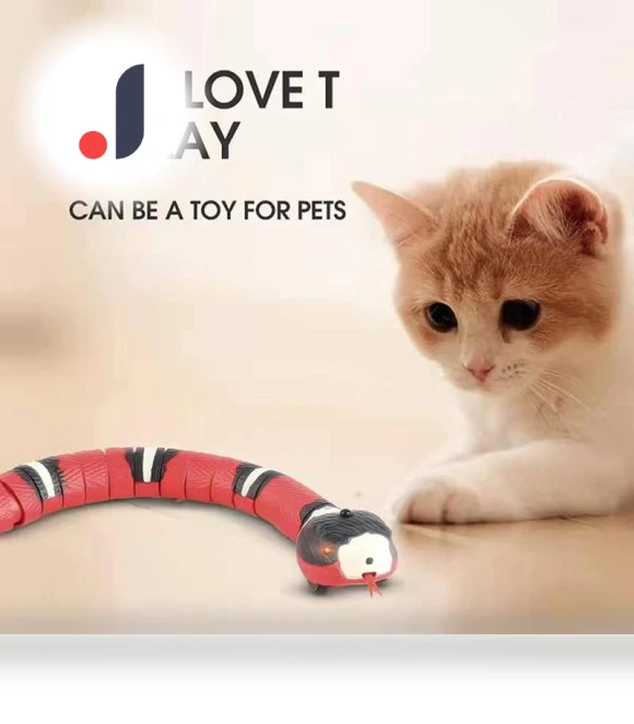 Smart Electric Induction Snake Toy — Interactive Animal Companions, CUCU