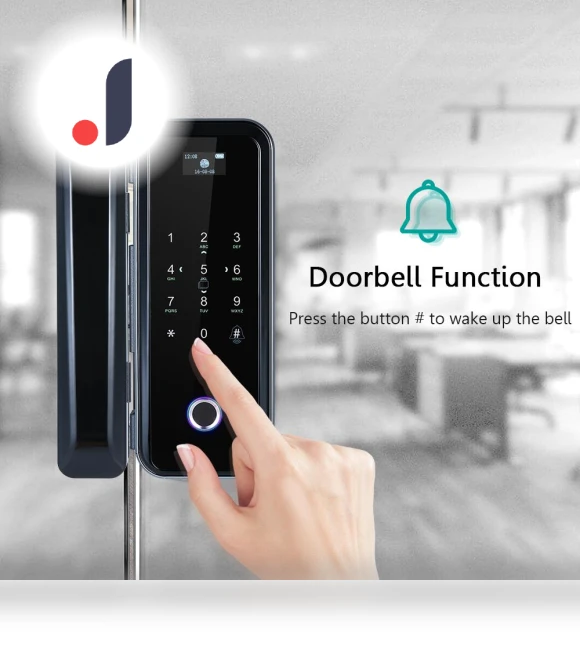 Smart Fingerprint Door Lock — Biometric Security, Zeblaze