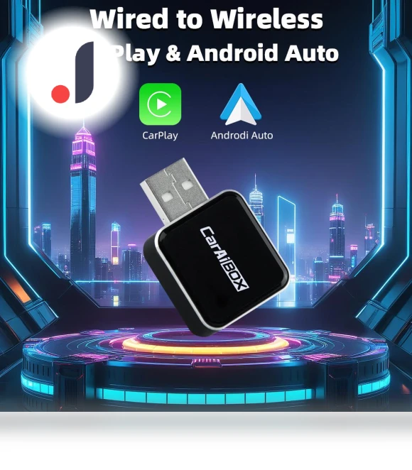 Smart Mini Ai Box 2 in 1 Wireless CarPlay Android Auto Dongle — Phone Accessories, Meiteai-All