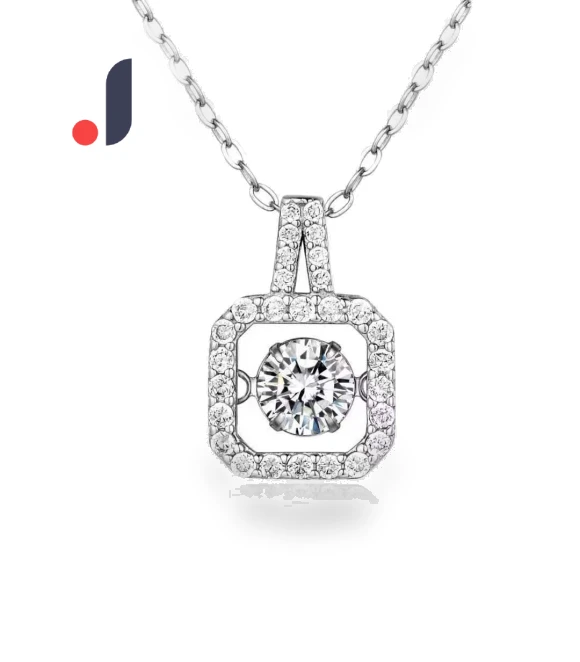 Smart Necklace with Pulsing Heart — Smart Jewelry, Lucky Star Jewelry