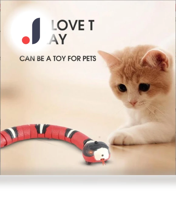 Smart Sensing Snake Cat Toys — Cat Playthings, AKA005
