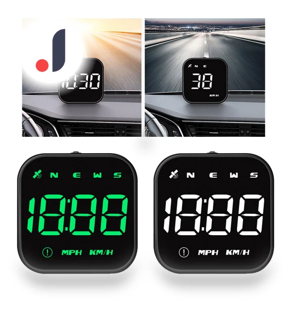 Universal GPS HUD Head Up Display LED Speedometer — Location Tracking Devices, Xudikou