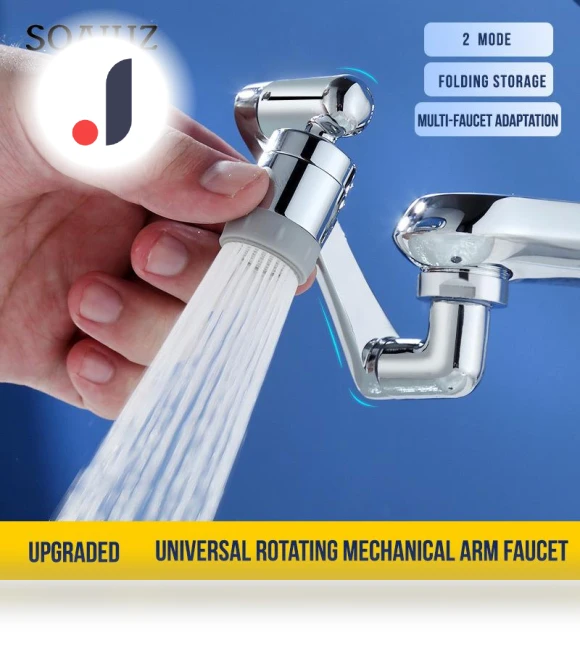 Universal Rotating Robotic Faucet Extender — Aerators, Refreshing Home