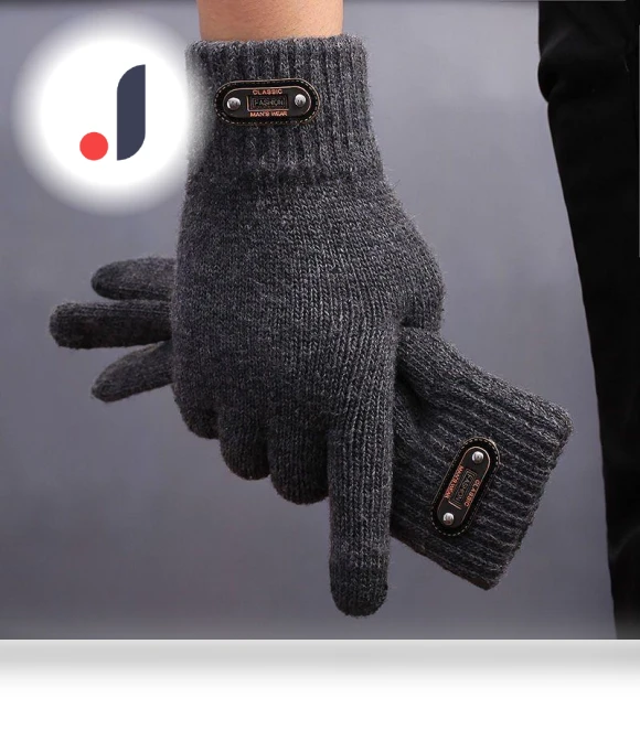 Winter Autumn Men's Knitted Touchscreen Gloves — Cold Weather Gloves, Outdoor Boutique TOP