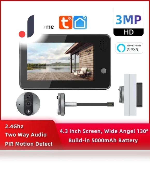 Wireless Wi-Fi Video Doorbell — Smart Home Security, wmlike mz