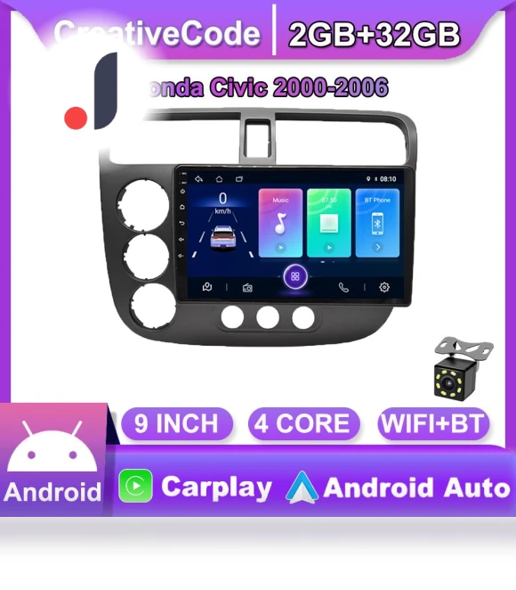 2 Din Car Radio with Touch Screen — Stereo Receivers, CreativeCode