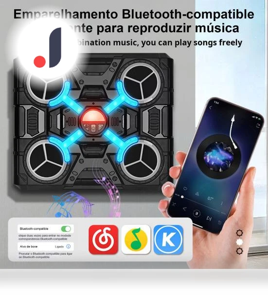 Bluetooth Boxing Trainer with Gloves — Boxing Training Gear, MUQZI