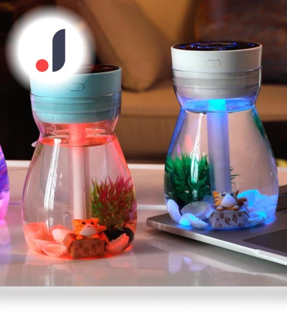 Cute Wish Bottle Smart Air Humidifier — Air Moisturizers, Essager Electronic