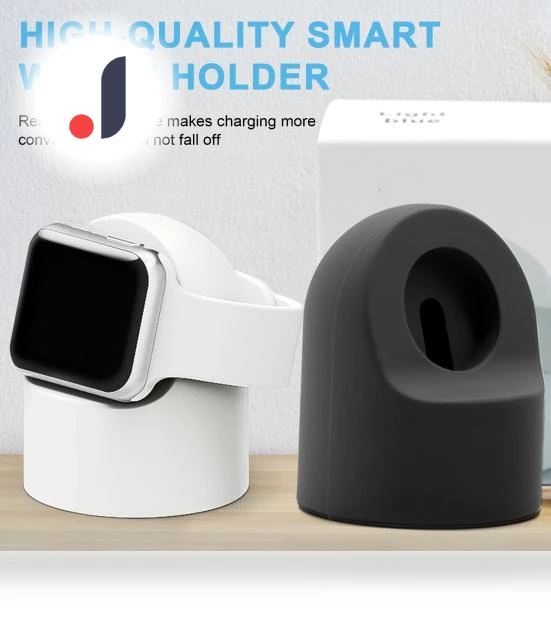 Flexible Silicone Smart Watch Charging Stand — Smartwatch Charging Solutions, yixiubaoo