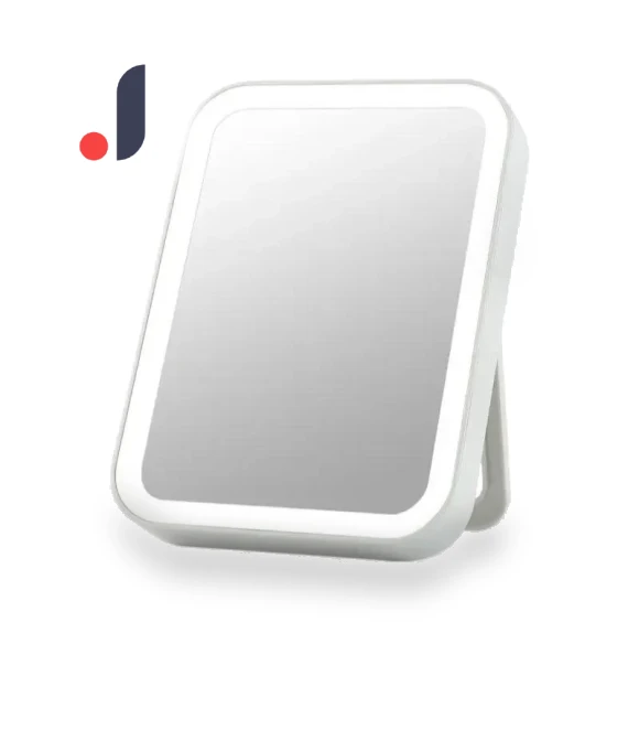 LED Cosmetic Mirror with Touch Screen — Compact & Travel, Makeup Kits