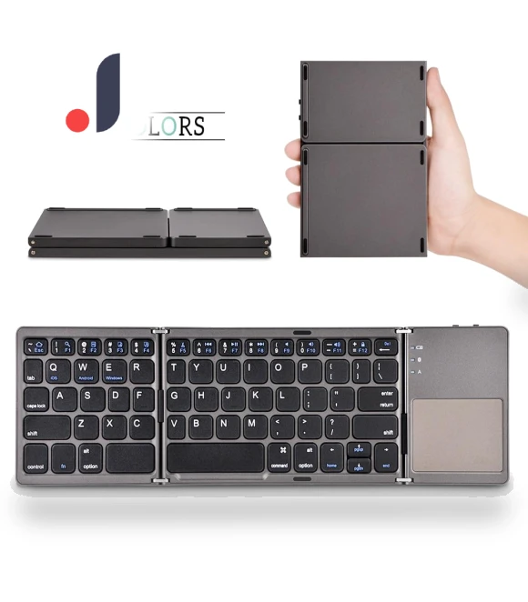 Mini Foldable Keyboard with Touchpad — Keyboards, A powerful man