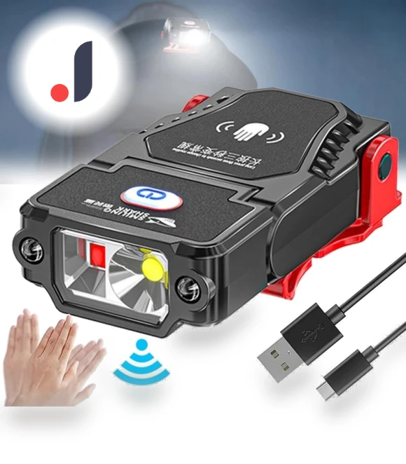Mini Touch LED Headlamp with Adjustable Angle — Flashlights, LIUXING Fire Portable Lighting