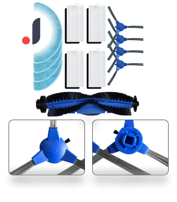 Replacement Side Brushes for Robot Vacuum — Vacuum Attachments, Home Tree