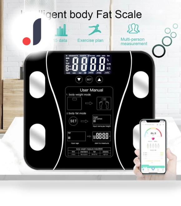 Smart Body Fat Scale — Body Composition Analysis, JINKAIRUI