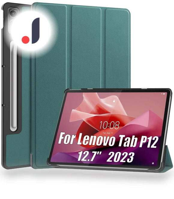 Smart Case for Lenovo Tab P12 12.7 — Keyboard Cases, HTD