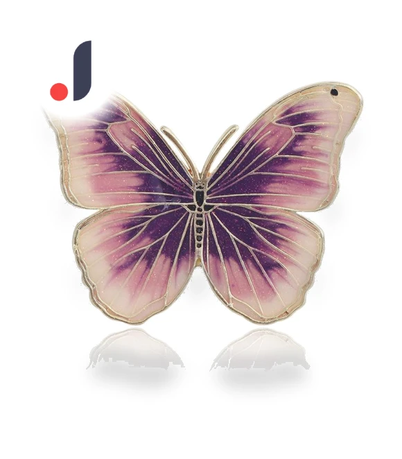Smart Enamel Dripping Butterfly Brooch — Pins & Brooches, JEWEL HOME