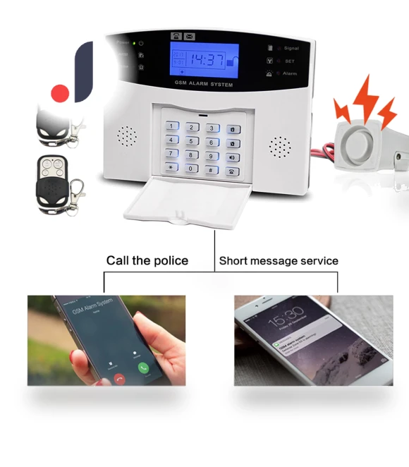 Smart Home Security Alarm with LCD Display — Smart Home Security, TOMTOP JMS