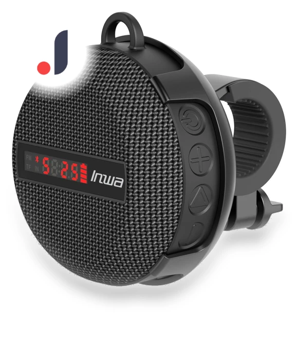 Smart LED Digital Display Wireless Bike Speaker — Phone Accessories, Fashion GZ