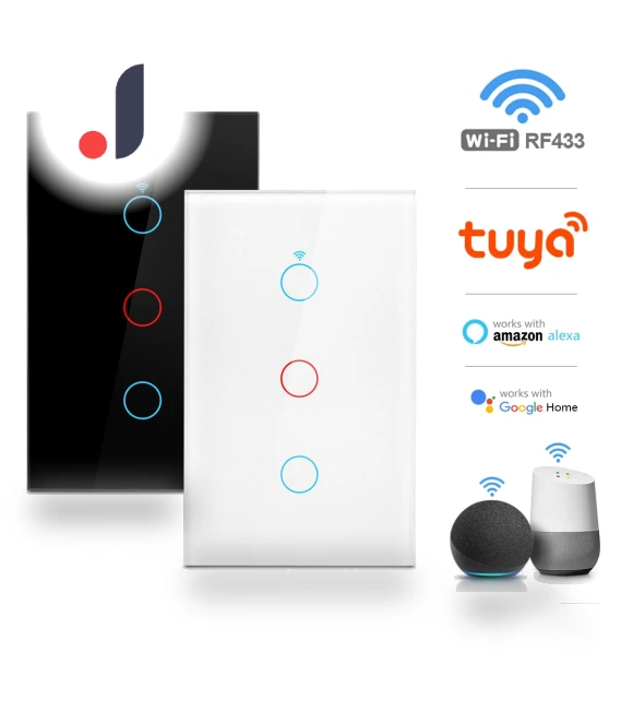 Smart Switch Wi-Fi Touch Sensor Wall Light Switch — Dimmer Switches, MALITAI