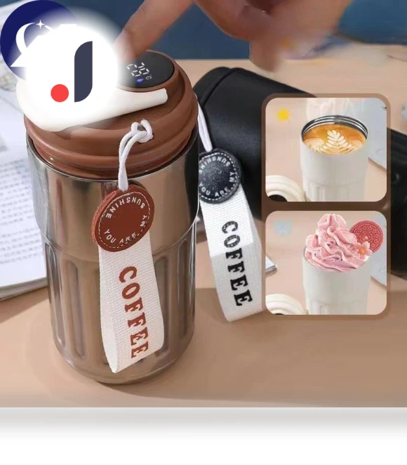 Smart Temperature Display Insulated Cup — Beverage Warmers, TOP HOME