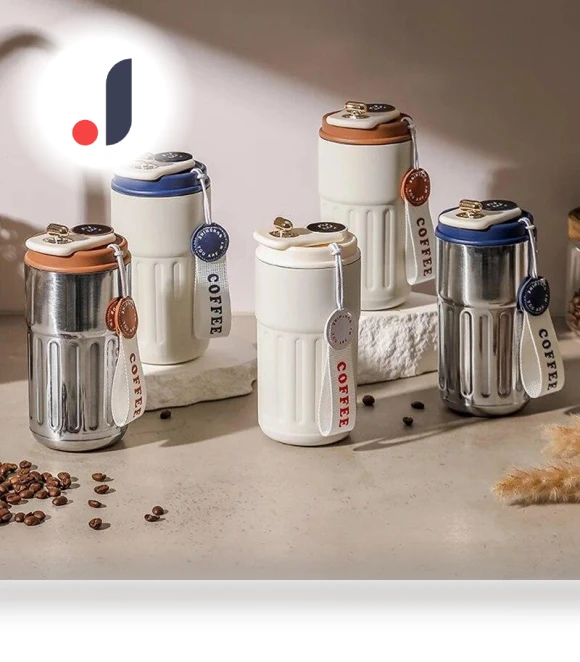 Smart Temperature Display Vacuum Thermos Cup — Beverage Warmers, Lppunk-kitchenware