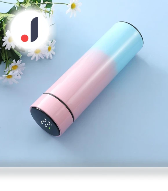 Smart Thermos with Temperature Display — Beverage Warmers, Refreshing Home