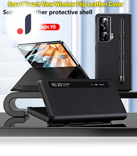 Smart Touch View Flip Phone Case — Flip Cases, Bai Fen Bai-Digital 3C
