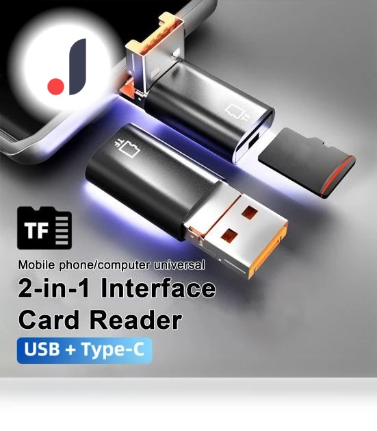 Smart USB-C Card Reader — Card Adapters & Hubs, SEOBIOG