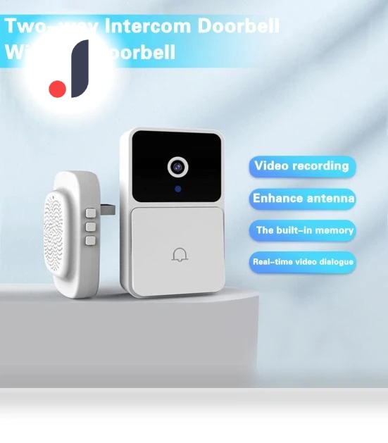 Smart Wi-Fi Video Doorbell with Night Vision — Smart Home Security, Factory Discount Outlet