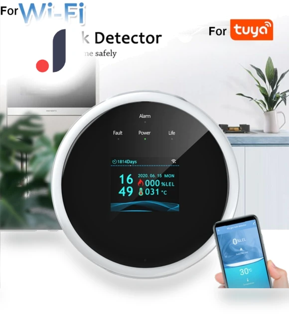 Smart WiFi LCD Gas Leak Detector — Gas Safety Equipment, Ximalaya