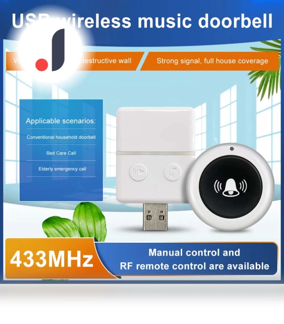 Smart Wireless Doorbell with Remote Control — Kits, Home Sales Outlet
