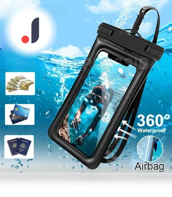 Waterproof Smartphone Cover — Cases, Leather bag