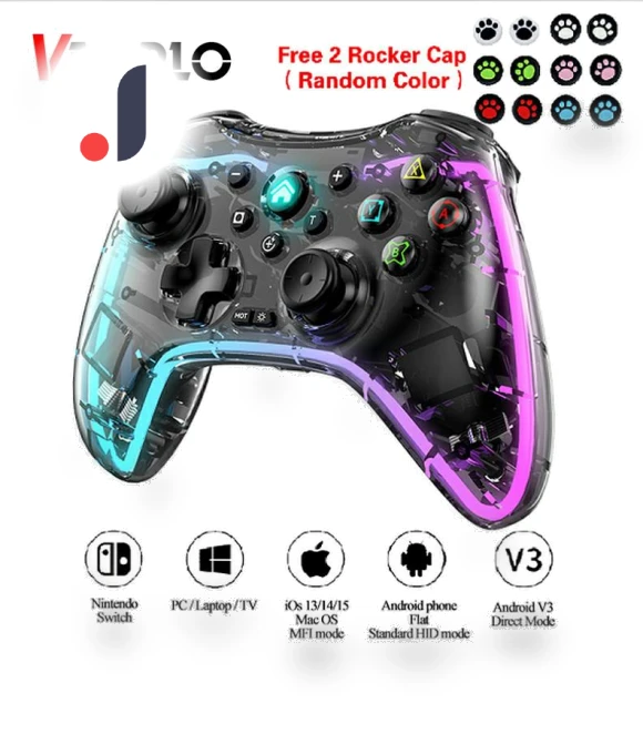 Wireless RGB Pro Game Controller — Gaming Controllers, VAORLO