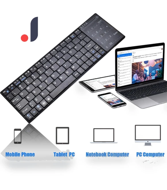 Wireless Thin Keyboard with Touch Panel — Keyboards, Glasses