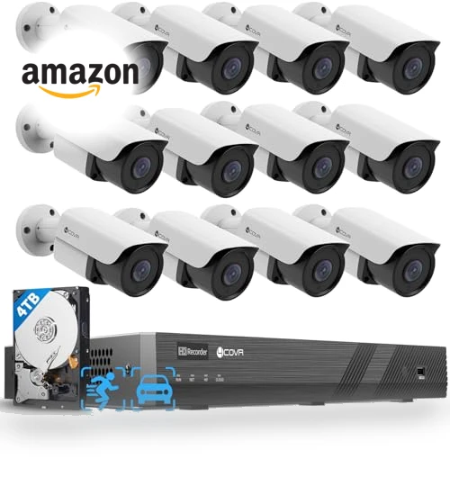 12 Camera Security System — Outdoor Security Cameras, 4COVR