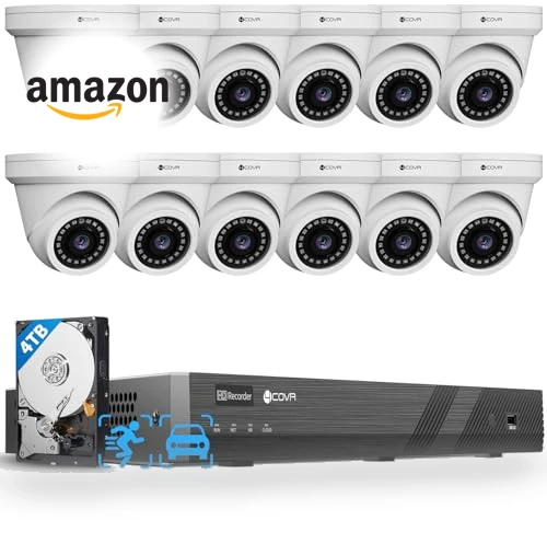 16 Channel PoE 4K Security Camera System — Security Cameras, 4COVR