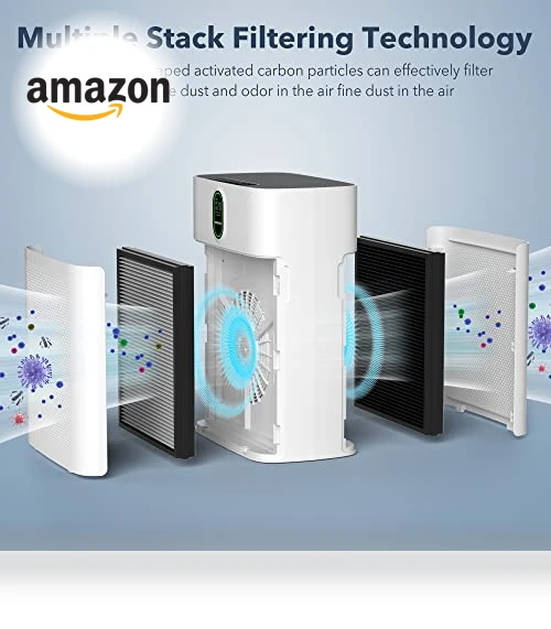 Air Purifier for Home Large Room — Activated Carbon Air Purifiers, MORENTO