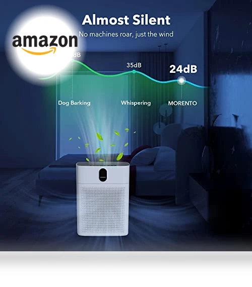 Air Purifier for Home Large Room — Activated Carbon Air Purifiers, MORENTO