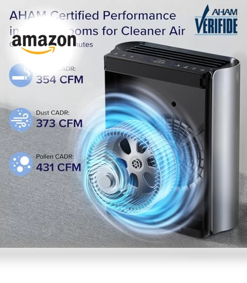 Air Purifier for Large Room — Activated Carbon Air Purifiers, LEVOIT