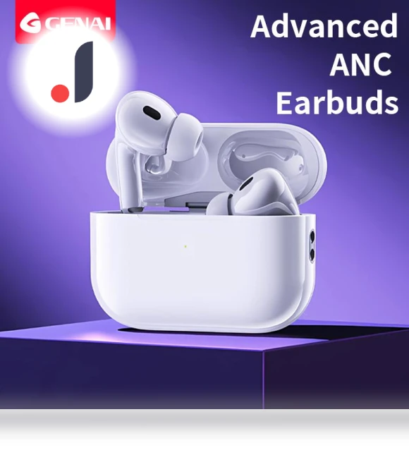 Bluetooth 5.3 Earbuds with Noise Cancellation — In-Ear Headphones, Huaqiang Technology