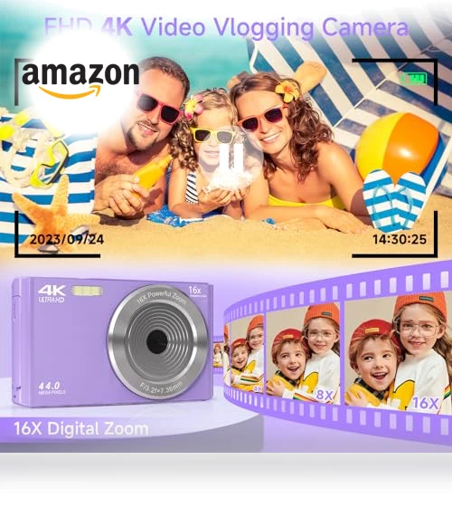 Digital Camera for Teens — Compact Digital Cameras, SMARTKLIK