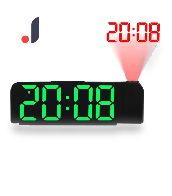 Digital Smart Alarm Clock with Temperature — Alarm, Factory Discount Outlet