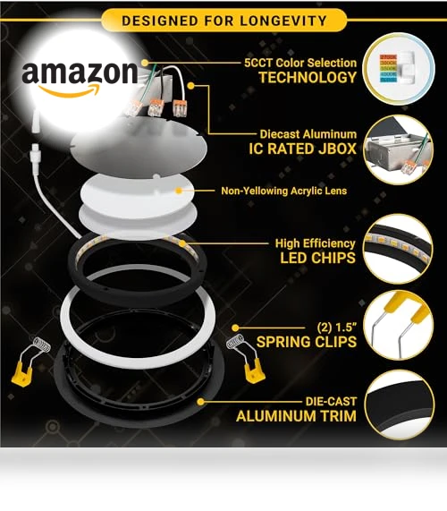 Gimbal LED Recessed Lighting Canless Wafer Lights — Recessed Lighting, NUWATT
