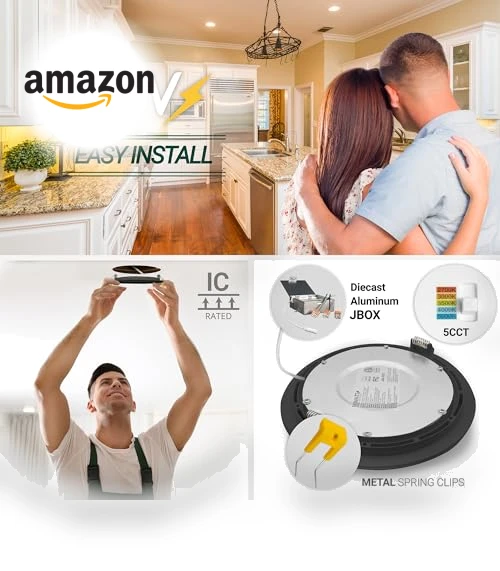 Gimbal LED Recessed Lighting Canless Wafer Lights — Recessed Lighting, NUWATT