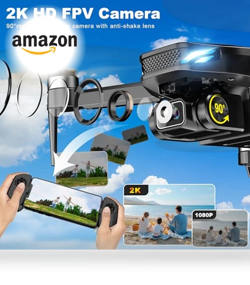 GPS Drone with 2K Camera — Drones, BLINORY