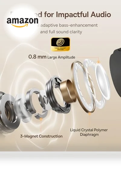 Open Ear Clip-On Earbuds — In-Ear Headphones, Baseus